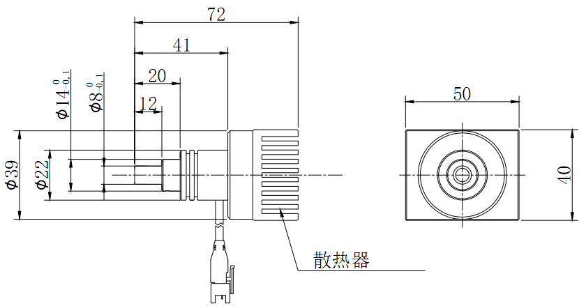 點(diǎn)光源  PL40-08-R/W/G/B 