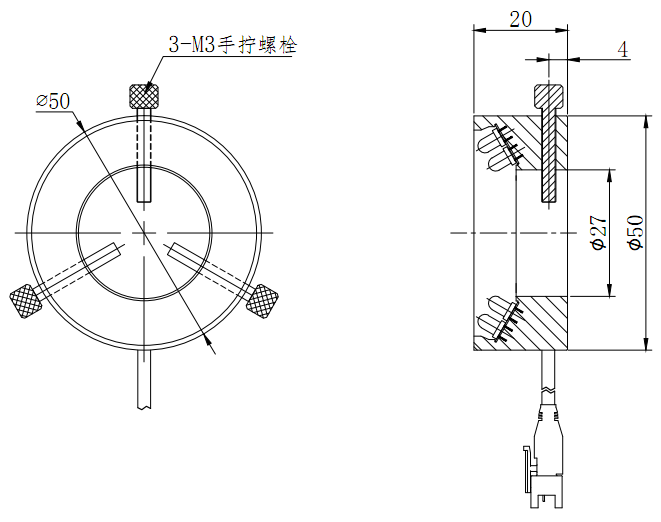 顯微鏡LED環(huán)形光源XRL50-60